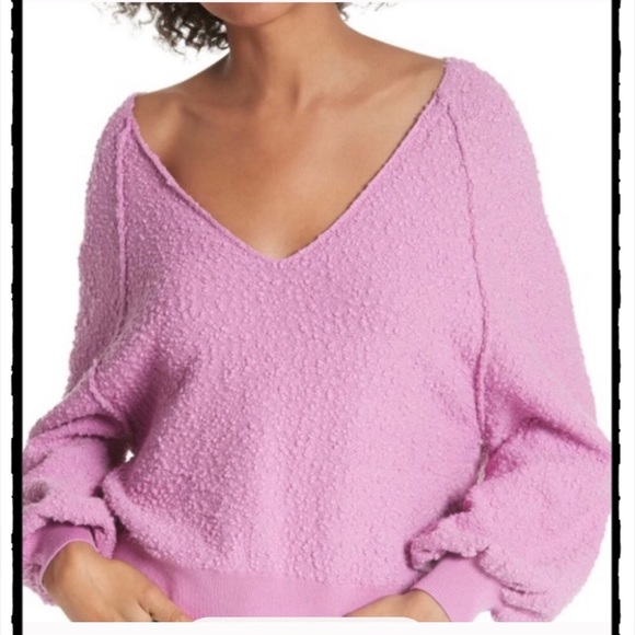 Free People Sweaters - NWT FREE PEOPLE  FOUND MY FRIEND BOUCLE PULLOVER.